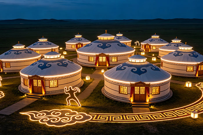 景区灯光亮化留不住回头客？用草原那达慕文化增加互动体验