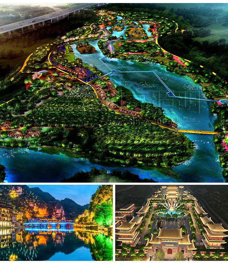 明亮照明集团景区亮化案例