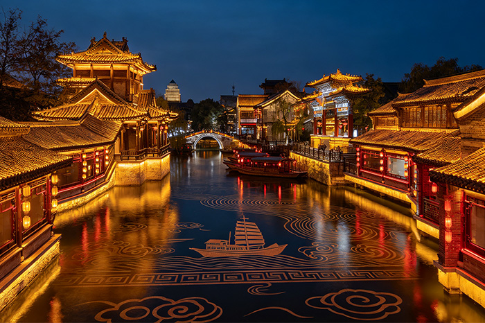 夜景无特色？台儿庄景区灯光亮化深挖运河文化破局