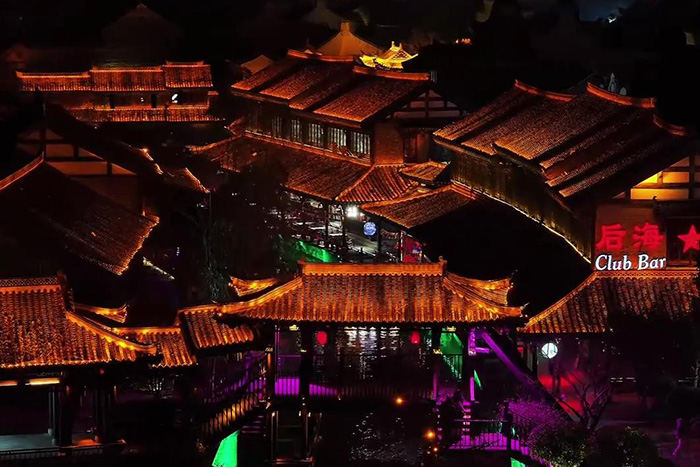 景区古建筑灯光亮化工程