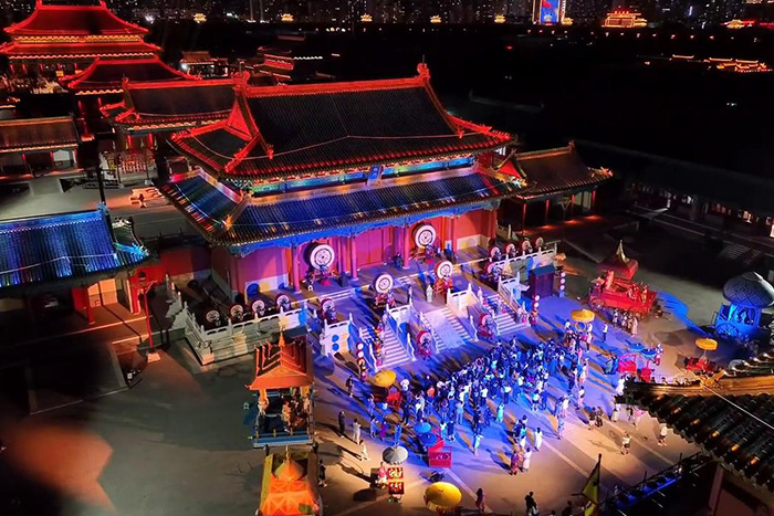 景区古建筑灯光亮化