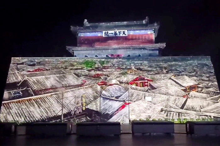 建筑外墙3D投影