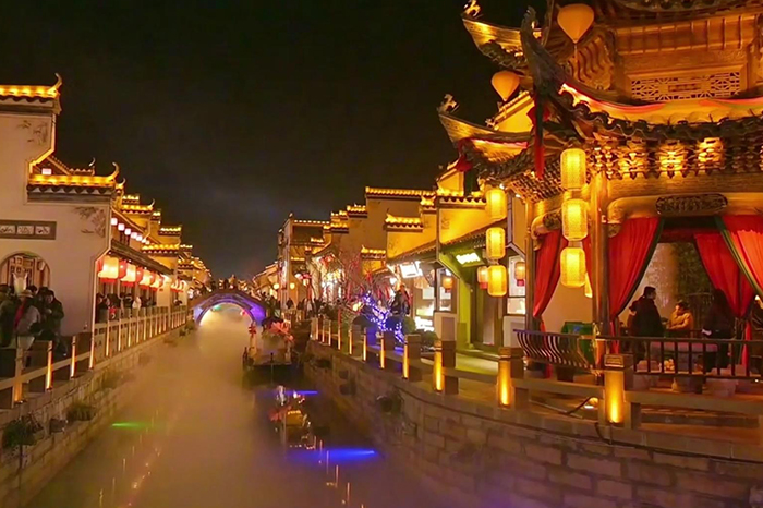 古建筑夜游灯光亮化