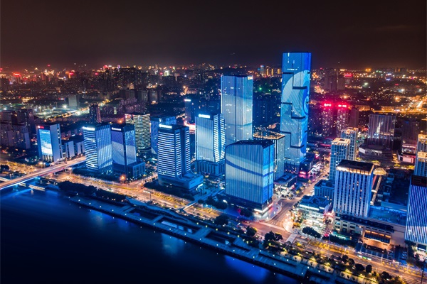 大楼夜景灯光亮化