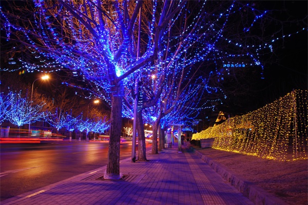 荥阳夜景亮化工程后