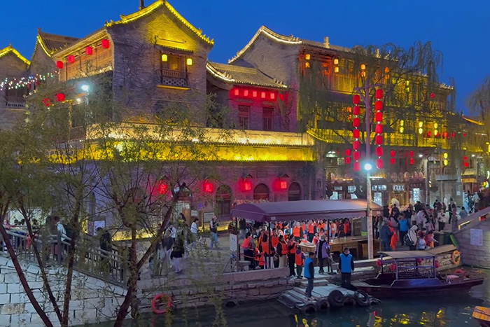 景区古建筑外墙亮化