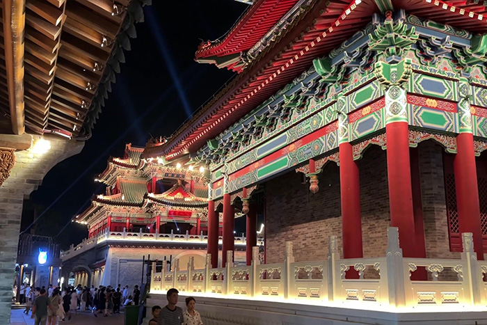 古建筑夜游灯光亮化