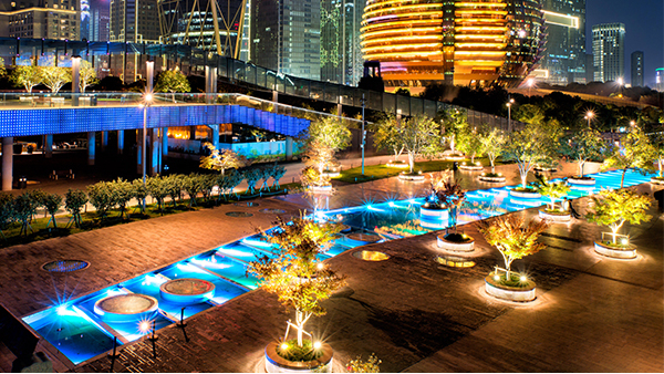 公园夜景灯光工程营造别具一格的夜景魅力