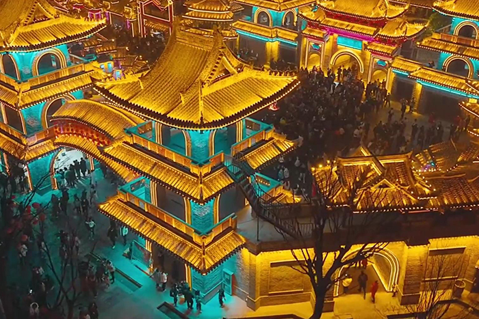 景区古建筑灯光亮化工程