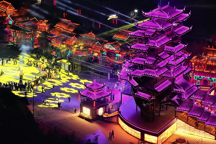 景区古建筑灯光亮化工程