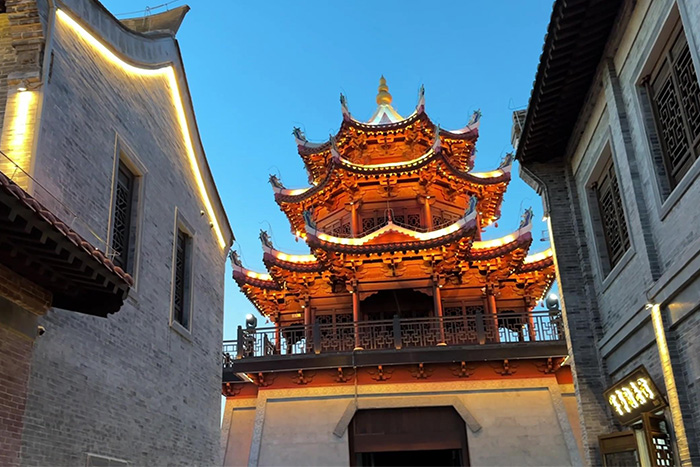 景区古建筑亮化