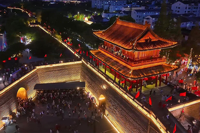 景区古建筑外墙灯光亮化