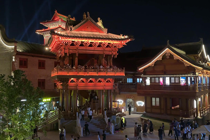 古建筑外墙灯光亮化 古建筑外墙灯光亮化
