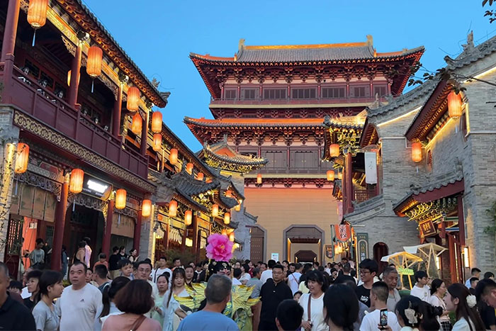 景区古建筑灯光亮化
