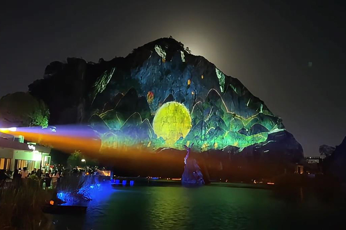 山体灯光秀
