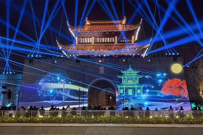 别让游客的脚步在日落时停下，亮化工程让景区的魅力不分昼夜​