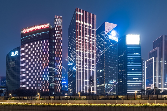 写字楼外墙照明