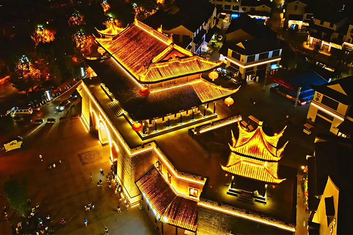 景区古建筑外墙亮化工程