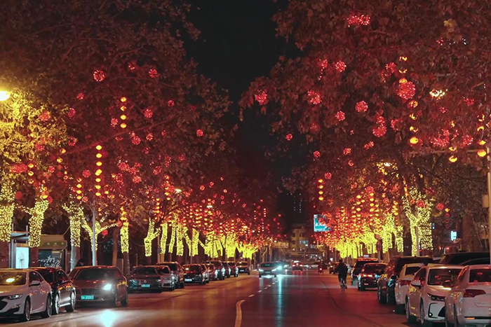 春节道路灯光亮化