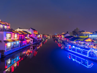 河道亮化设计-塑造河道夜晚景观形象