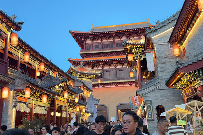 景区古建筑灯光亮化