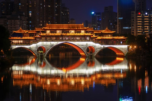 户外景观夜景灯光