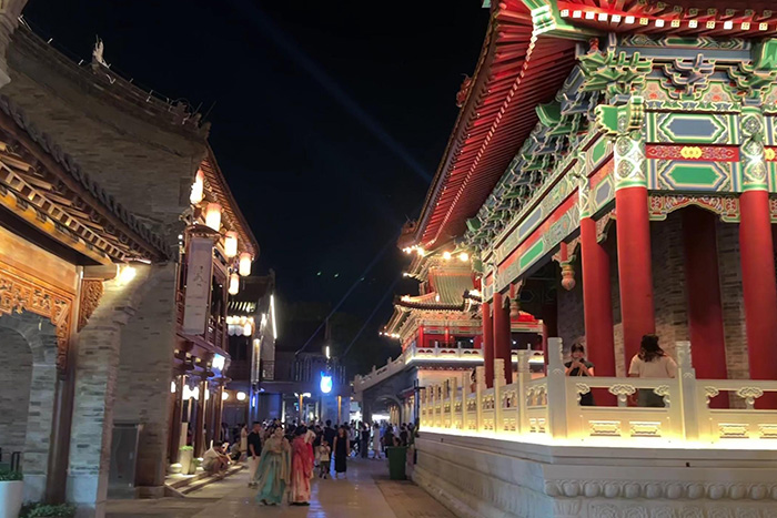 古建筑灯光亮化 古建筑灯光亮化