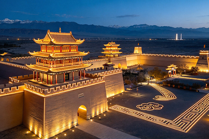 景区夜间冷清？蓬莱阁景区灯光亮化，结合仙岛文化吸引游客打卡