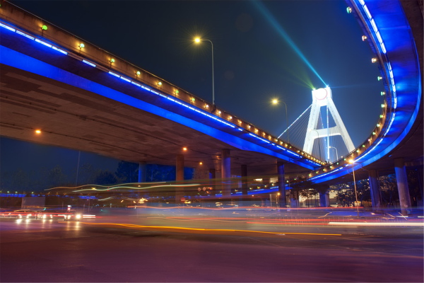 高架桥夜景照明