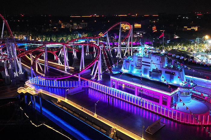 想让游乐园成打卡地？亮化打造童话感夜景，游客主动分享自带流量