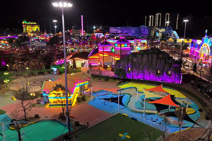 游乐园灯光亮化