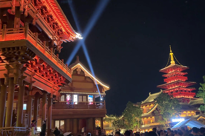 景区古建筑亮化