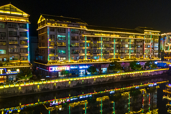 景区建筑外墙亮化