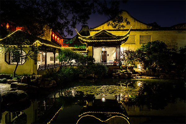 户外夜景灯光