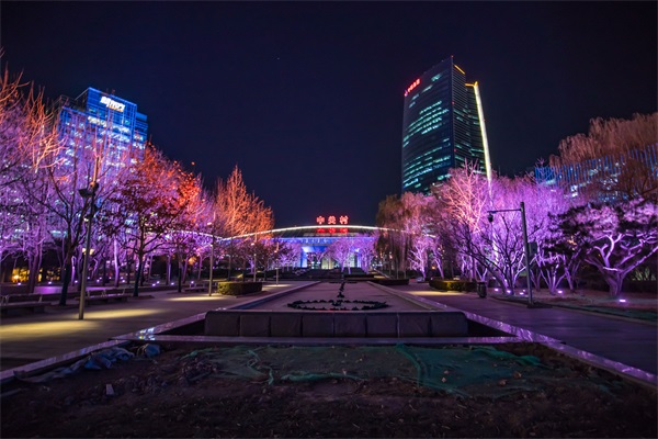 户外夜景灯光设计