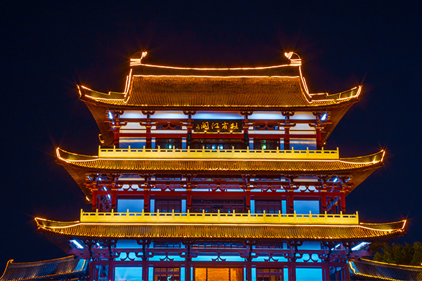 古建筑灯光设计