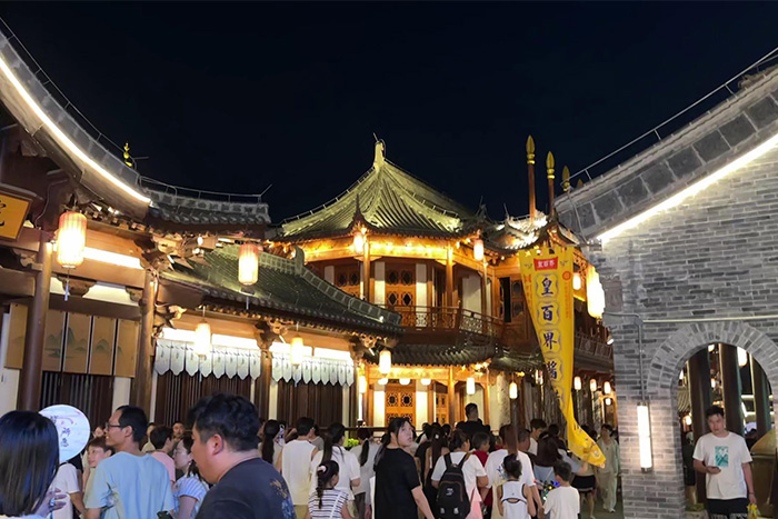 景区古建筑外墙亮化