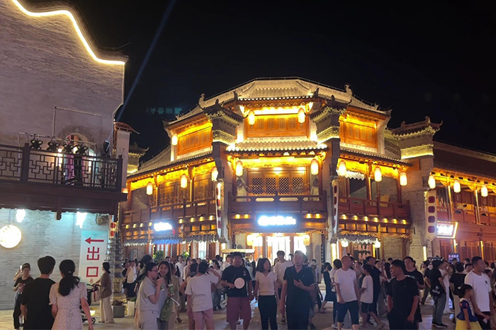 景区古建筑外墙亮化