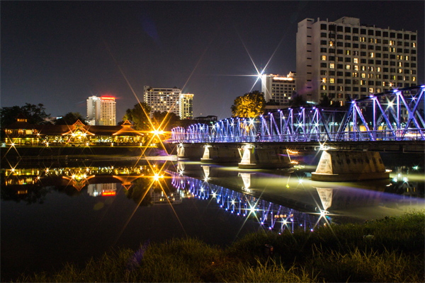 乡村夜景灯光亮化提升乡村夜间整体水平