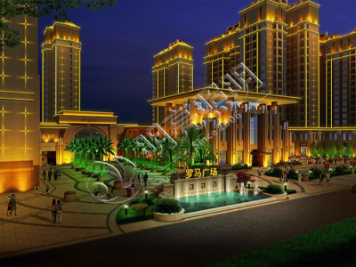 住宅楼亮化工程-使建筑颇具艺术美
