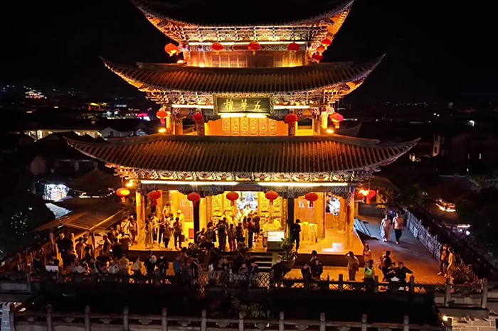 景区古建筑灯光亮化