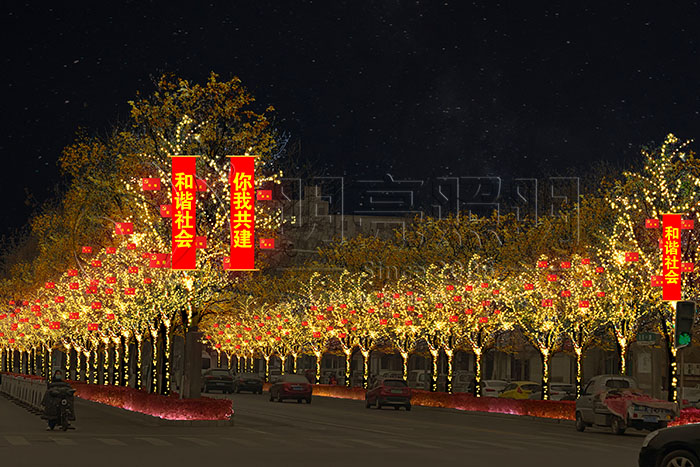 春节想吸引游客驻足？道路亮化串联城市亮点，让客流自然汇聚